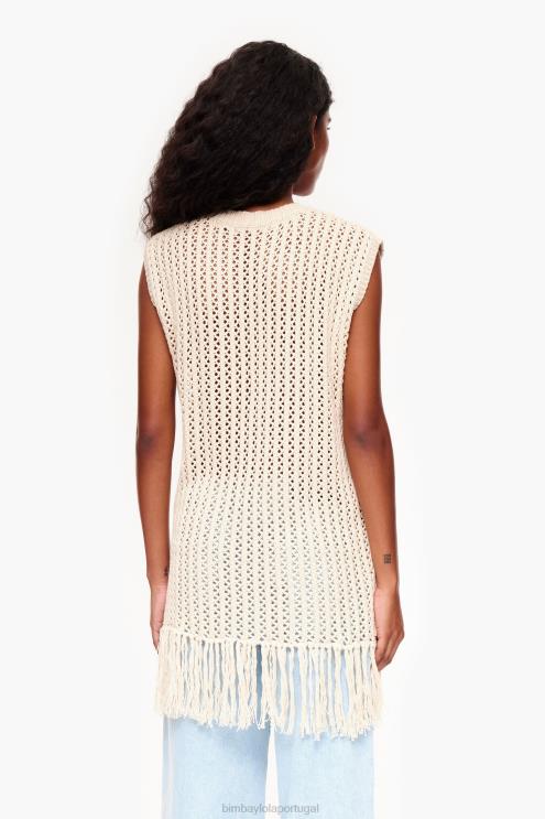 cru roupas 64X4N351 colete de malha Bimba Y Lola