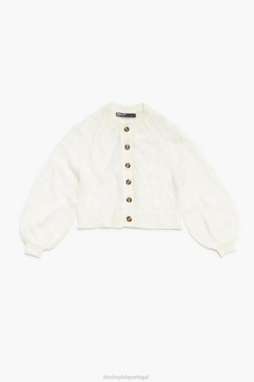 cru roupas 64X4N378 suéter de mohair de malha aberta Bimba Y Lola