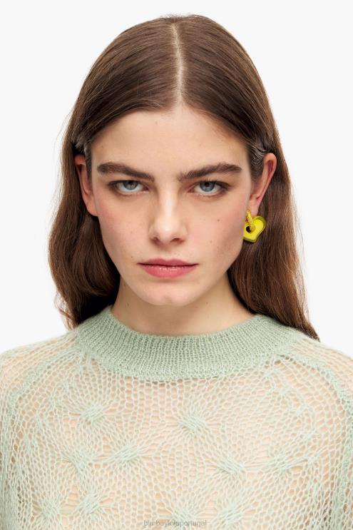 hortelã roupas 64X4N381 suéter malha aberta mohair Bimba Y Lola