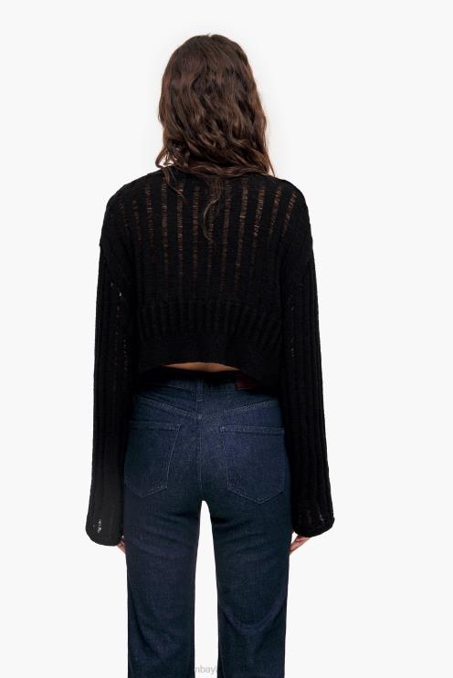 preto roupas 64X4N388 suéter de malha Bimba Y Lola