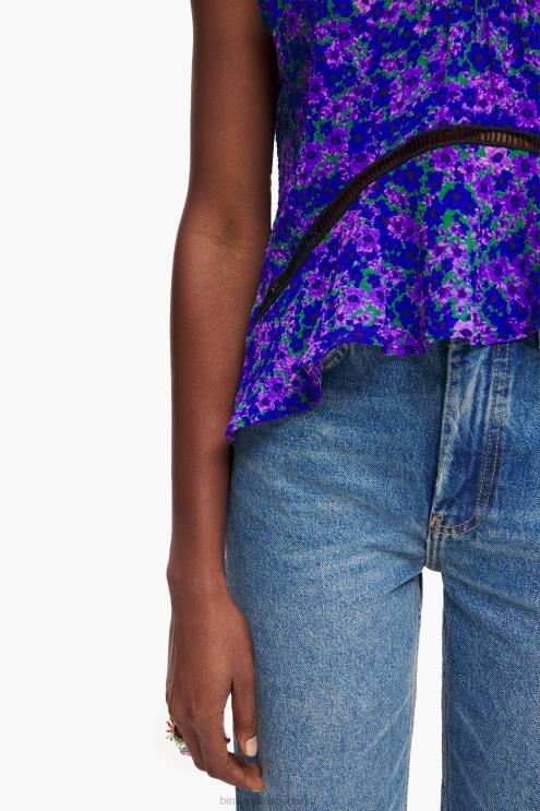 flores roupas 64X4N345 mini top estampado completo Bimba Y Lola