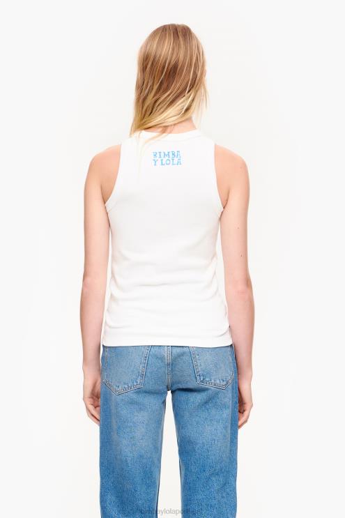 marfim roupas 64X4N274 topo do logotipo do urso Bimba Y Lola