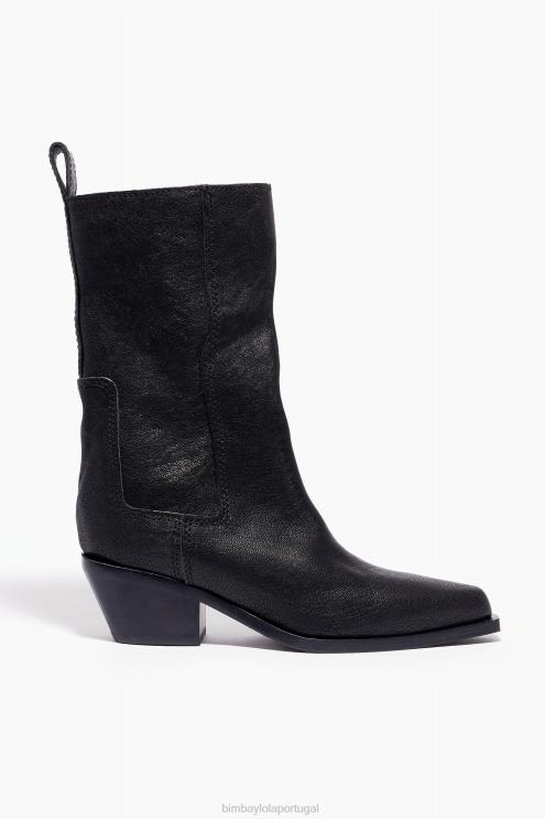 preto footwewar 64X4N601 bota cowboy couro Bimba Y Lola