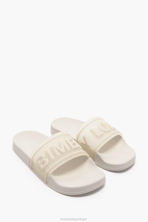 branco footwewar 64X4N591 flip-flop deslizante de logotipo Bimba Y Lola