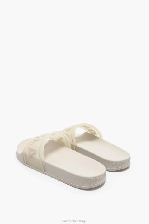 branco footwewar 64X4N591 flip-flop deslizante de logotipo Bimba Y Lola