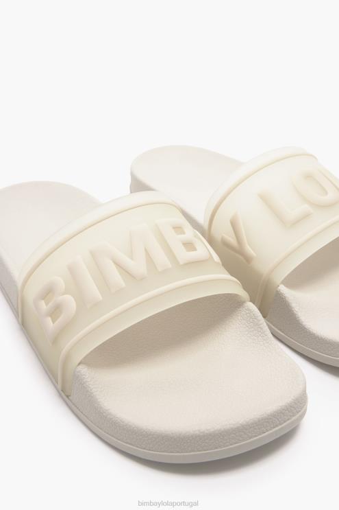 branco footwewar 64X4N591 flip-flop deslizante de logotipo Bimba Y Lola