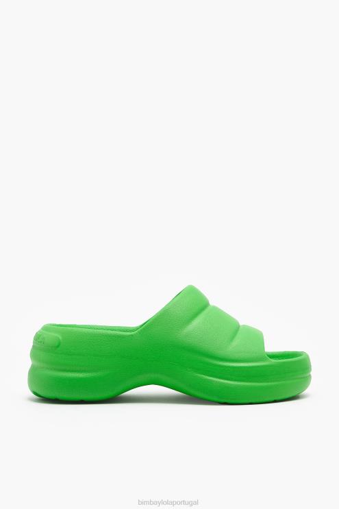 verde footwewar 64X4N593 flip-flop plataforma Bimba Y Lola