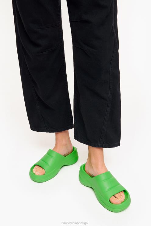 verde footwewar 64X4N593 flip-flop plataforma Bimba Y Lola