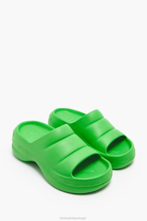 verde footwewar 64X4N593 flip-flop plataforma Bimba Y Lola