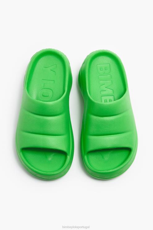verde footwewar 64X4N593 flip-flop plataforma Bimba Y Lola