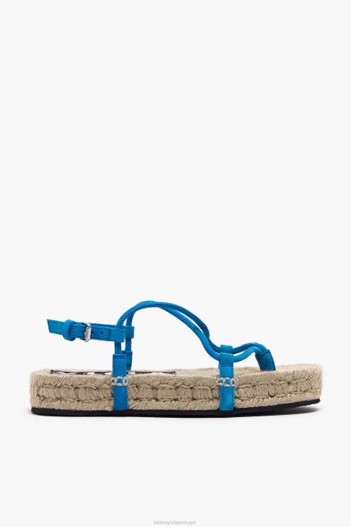 azul footwewar 64X4N582 sandálias deslizantes Bimba Y Lola