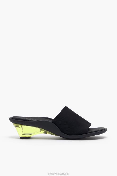 preto footwewar 64X4N577 cunha de malha Bimba Y Lola
