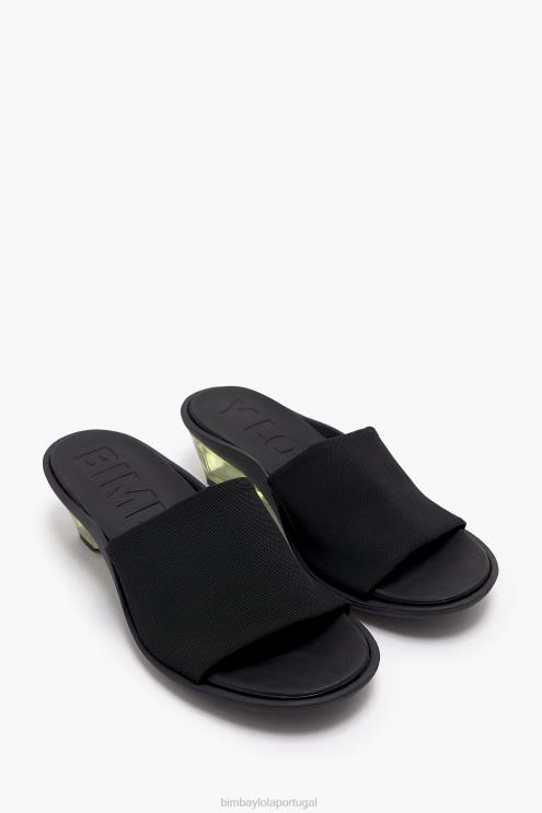 preto footwewar 64X4N577 cunha de malha Bimba Y Lola