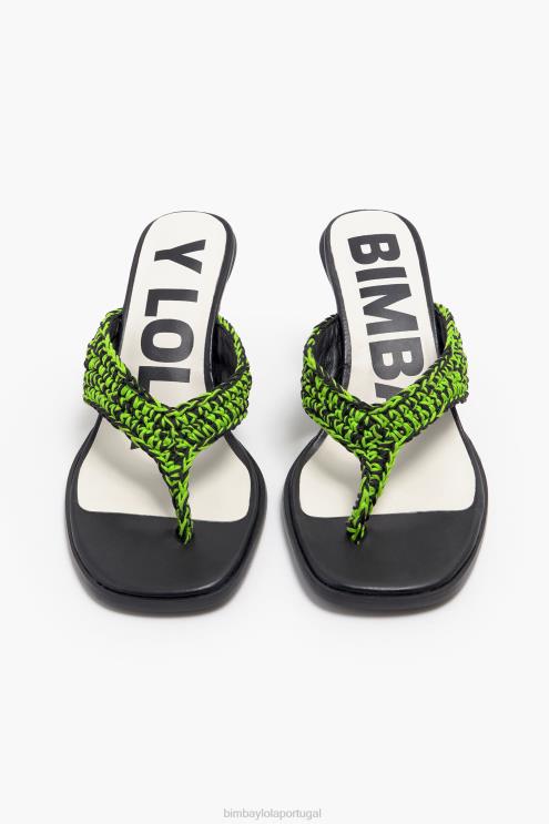 verde footwewar 64X4N585 sandália salto grosso Bimba Y Lola