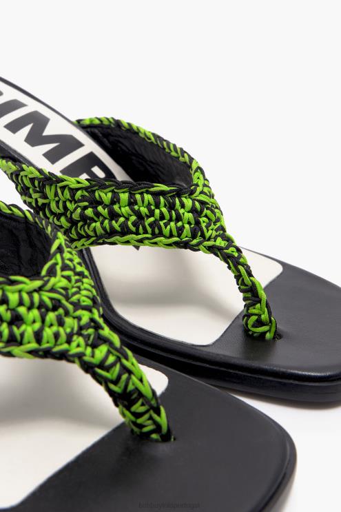 verde footwewar 64X4N585 sandália salto grosso Bimba Y Lola