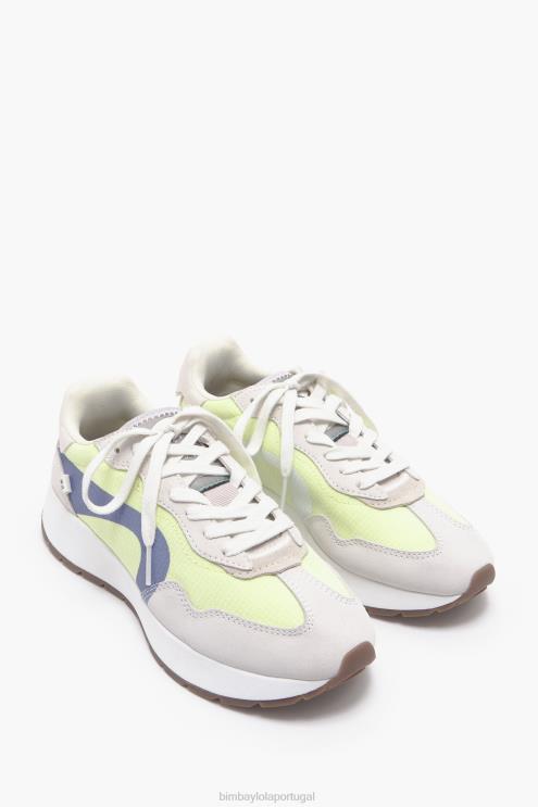amarelo footwewar 64X4N555 tênis estilo de vida Bimba Y Lola