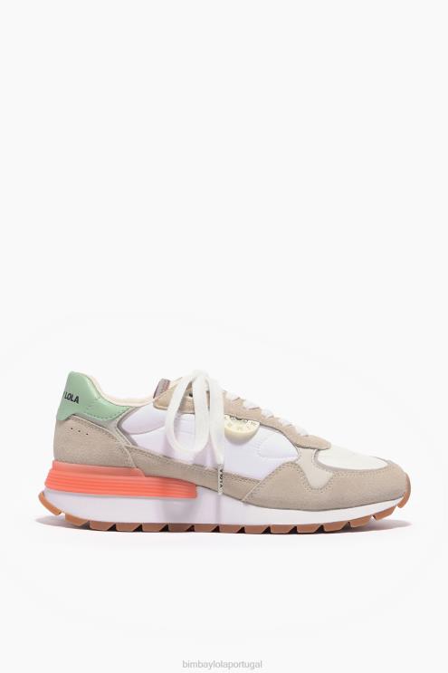 branco footwewar 64X4N557 tênis chimo jogger Bimba Y Lola