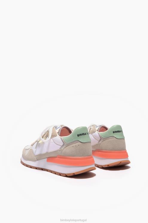 branco footwewar 64X4N557 tênis chimo jogger Bimba Y Lola