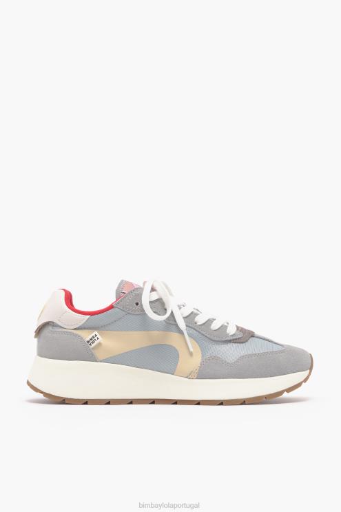 cinza footwewar 64X4N551 tênis estilo de vida Bimba Y Lola