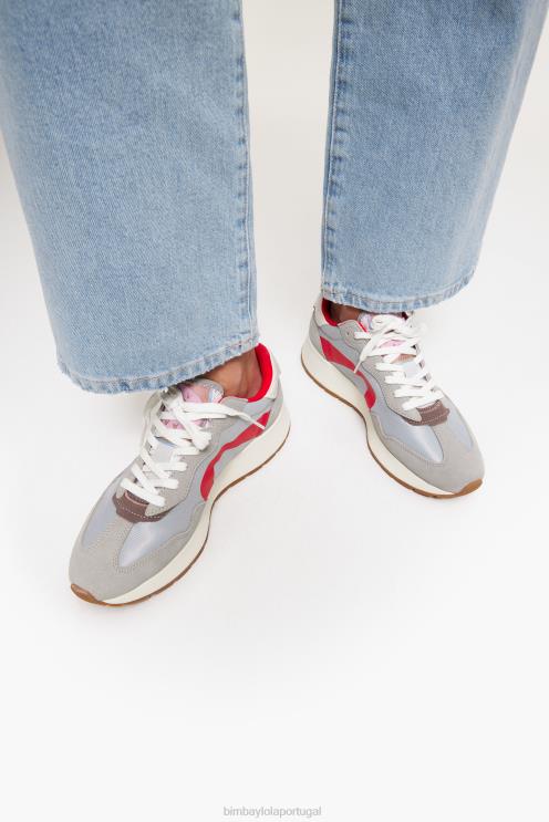 cinza footwewar 64X4N551 tênis estilo de vida Bimba Y Lola