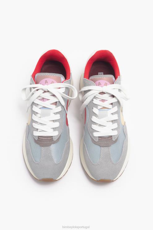 cinza footwewar 64X4N551 tênis estilo de vida Bimba Y Lola