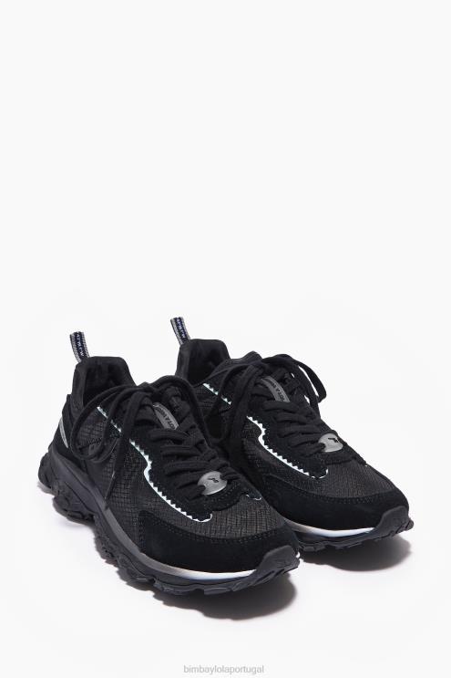 preto footwewar 64X4N546 sapatilha pulpo runner Bimba Y Lola