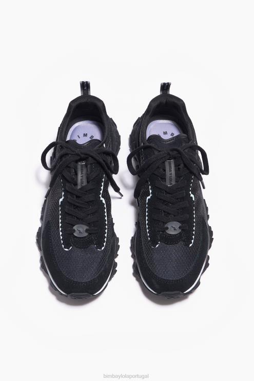 preto footwewar 64X4N546 sapatilha pulpo runner Bimba Y Lola