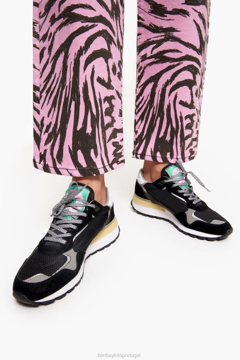 preto footwewar 64X4N559 tênis chimo jogger Bimba Y Lola