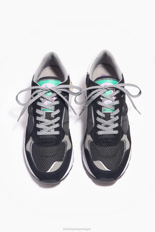 preto footwewar 64X4N559 tênis chimo jogger Bimba Y Lola